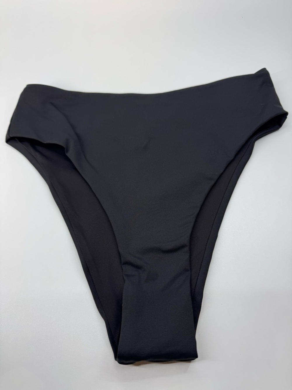 Skims Recycled Swim Mid Waist Bottom Onyx Small NWT